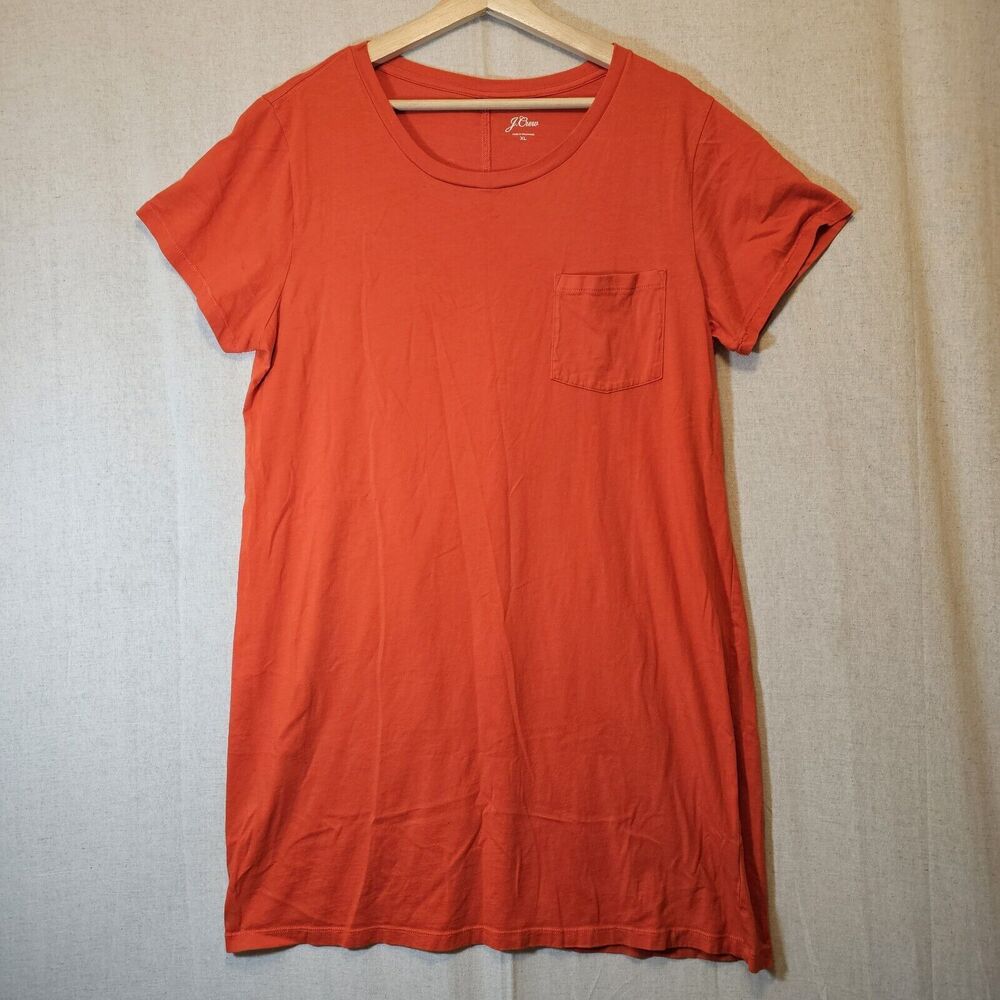 J. Crew Factory Orange Mini Dress